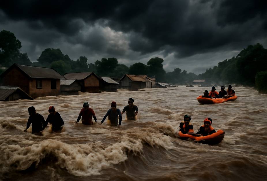 Tawi River Floods Jammu
