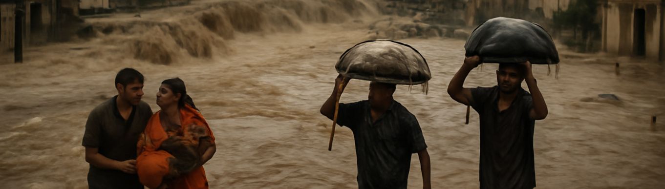 Tawi River Floods Jammu